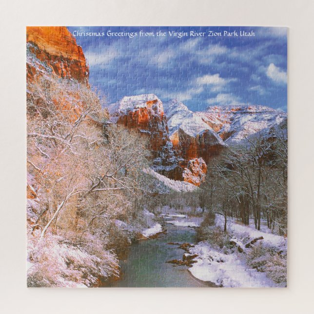 Wir Liebe Jungfrau Fluss Zion Park Utah Jigsaw Puz Puzzle (Vertikal)