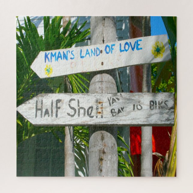 Wir Liebe Key West in Florida Puzzle (Vertikal)