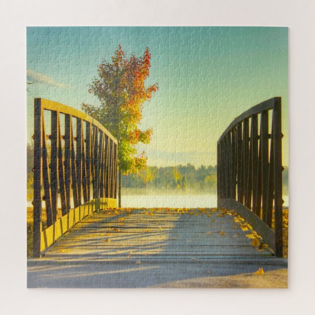 Wir Liebe Kupfer Creek in Iowa. Puzzle (Vertikal)