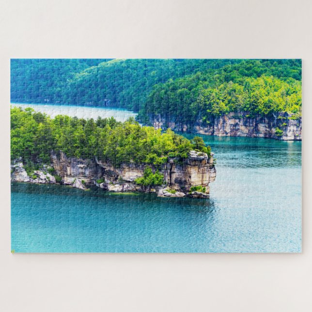 Wir Liebe Lake Summersville Virginia Puzzle (Horizontal)