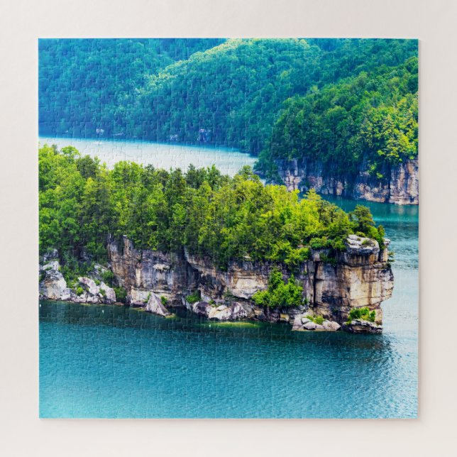 Wir Liebe Lake Summersville Virginia Puzzle (Vertikal)