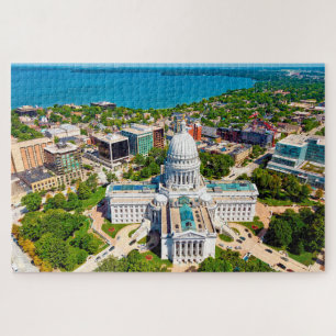 Wir Liebe Madison Wisconsin. Puzzle