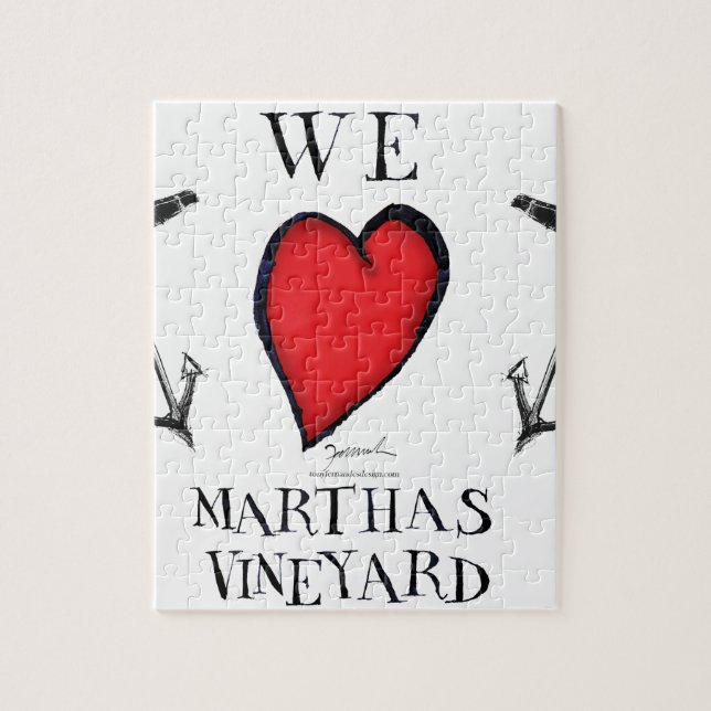 wir Liebe Martha's Vineyard Puzzle (Vertikal)