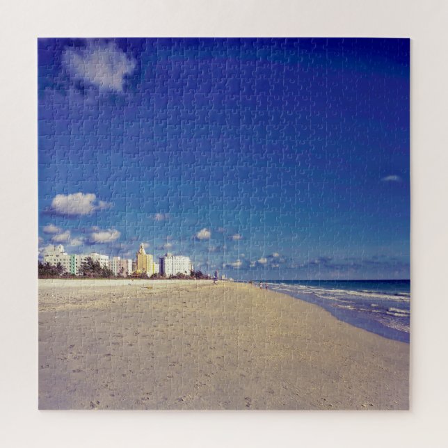 Wir Liebe Miami Beach in Florida Puzzle (Vertikal)