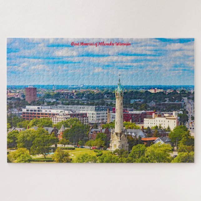 Wir Liebe Milwaukee Wisconsin. Jigsaw Puzzle (Horizontal)