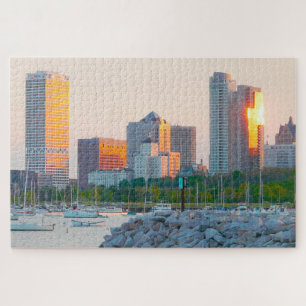 Wir Liebe Milwaukee Wisconsin. Puzzle