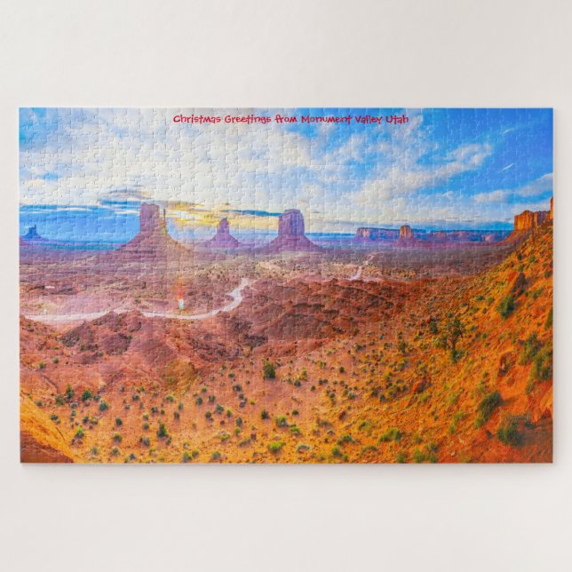 Wir Liebe Monument Valley Utah Jigsaw Puzzle (Horizontal)