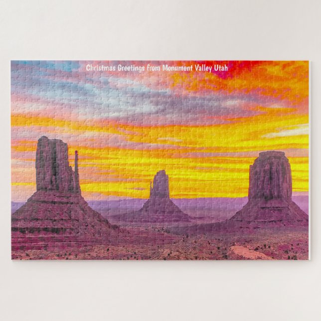 Wir Liebe Monument Valley Utah Jigsaw Puzzle (Horizontal)