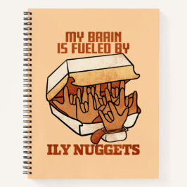 Wir Liebe Nuggets - Nugget Liebe - ASL ILY Obsessi Notizbuch