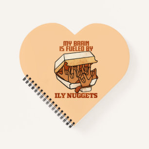 Wir Liebe Nuggets - Nugget Liebe - ASL ILY Obsessi Notizbuch