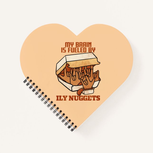 Wir Liebe Nuggets - Nugget Liebe - ASL ILY Obsessi Notizbuch (Vorderseite)