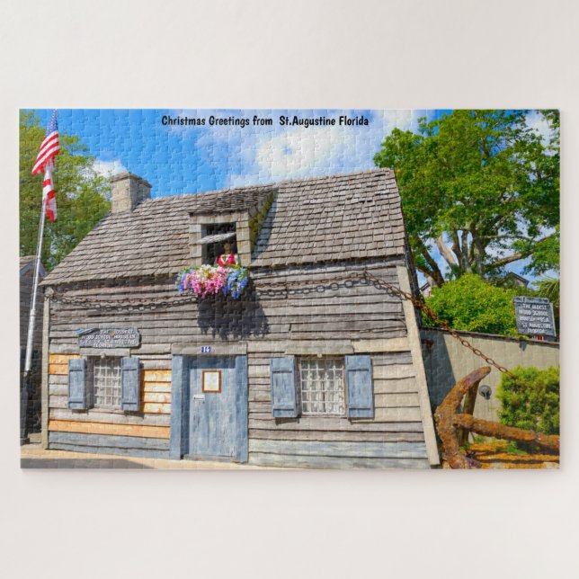 Wir Liebe Old School House St. Augustine Florida J Puzzle (Horizontal)