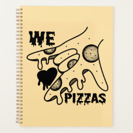 Wir Liebe Pizzas - Pizza Liebe - ASL ILY Obsession Planer
