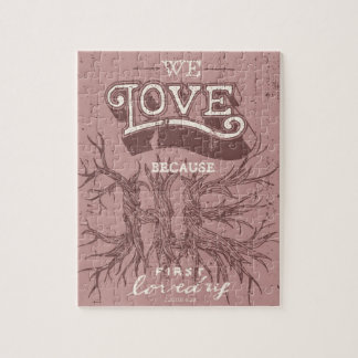 Wir Liebe (Rosa) Puzzle