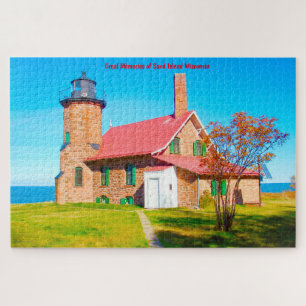 Wir Liebe Sand Island Wisconsin. Jigsaw Puzzle