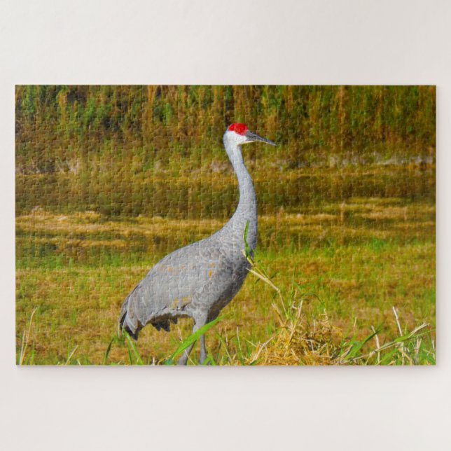 Wir Liebe Sandhill Cranes Florida Puzzle (Horizontal)
