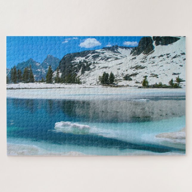 Wir Liebe See Solitude Wyoming Puzzle (Horizontal)