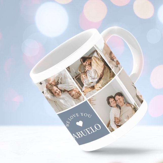 Wir Liebe Sie Abuelo Personalisiert Foto Kaffee Ta Kaffeetasse (Von Creator hochgeladen)