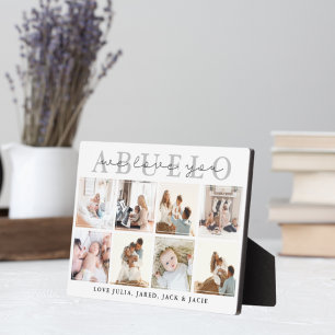 Wir Liebe Sie, Abuelo Plaque Fotoplatte