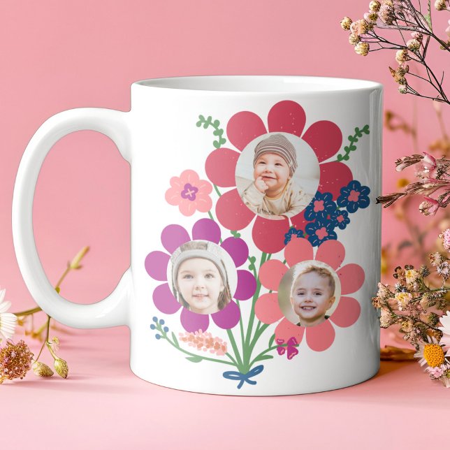 Wir Liebe Sie Bunchen, Custom Foto Geschenk Tasse  (Mother's Day Gift mug Love you bunches custom photo gifts for mom)