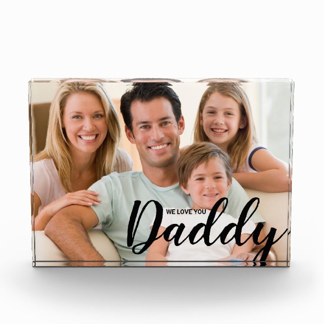 WIR Liebe Sie Daddy Custom Foto (Vorderseite)