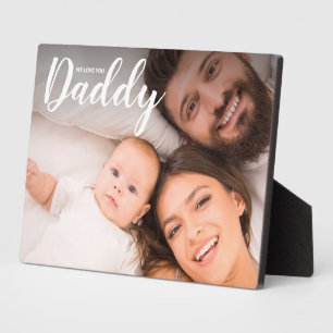 Wir Liebe Sie Daddy Custom Foto Geschenk für Vater Fotoplatte
