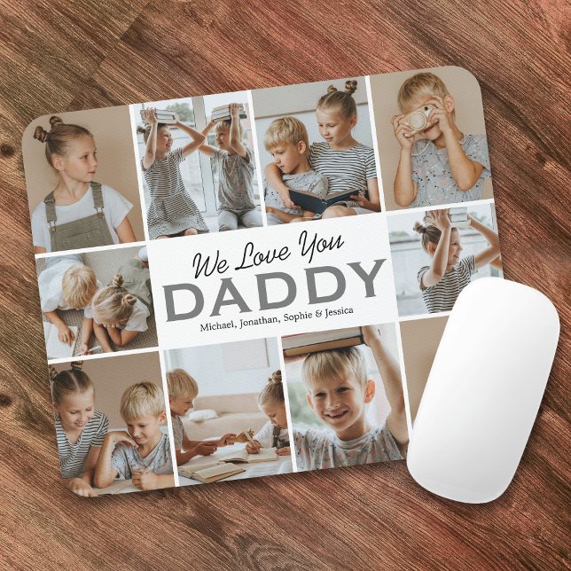 Wir Liebe Sie Daddy Foto Mouse Pad Mousepad (Von Creator hochgeladen)