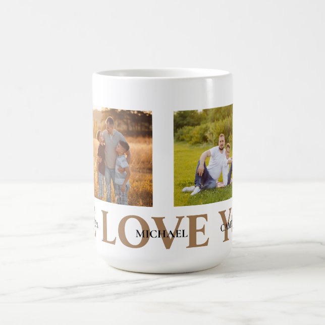 Wir Liebe Sie Foto Kaffeetasse (Mittel)