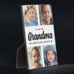 Wir Liebe Sie Großfamilie halten Foto Collage Fotoplatte<br><div class="desc">Erstellen Sie mit Ihren Lieblingsfamilienfotos ein besonderes Geschenk. Diese moderne Foto-Collage enthält 4 wertvolle Bilder ihrer Enkel. Der gesamte Text ist bearbeitbar. Ja,  es ist das perfekte Geschenk für den Muttertag,  aber jede Großmutter würde das auch an ihrem Geburtstag oder als Weihnachtsgeschenk erhalten.</div>