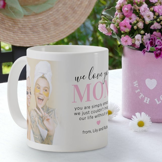 Wir Liebe Sie Mama 2 Foto Kaffeetasse (Von Creator hochgeladen)