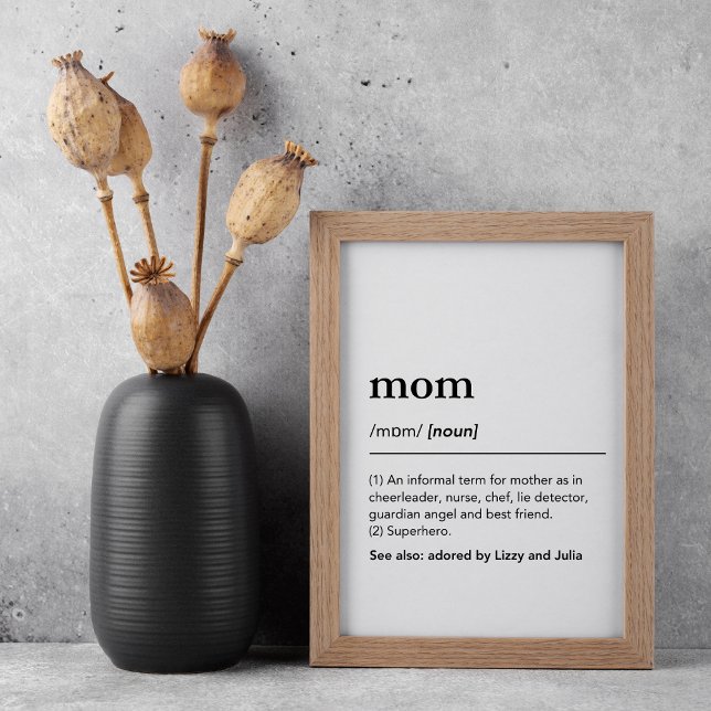 Wir Liebe Sie Mama Definition Poster Mütter Tagesg (Von Creator hochgeladen)