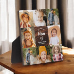 Wir Liebe Sie Mama Familie Holzfoto Collage Fotoplatte<br><div class="desc">Die We Liebe You Mama Family Modern Foto Collage Plaque ist ein herzlicher Pfeiler, der die besondere Bindung zwischen einer Mutter und ihrer Familie feiert. Mit einem individuell gestaltbaren Design ermöglicht diese Plakette es Ihnen, Ihre Lieblings-Fotos hochzuladen und in eine wunderschöne Collage zu ordnen. Das elegante, moderne Layout wird durch...</div>