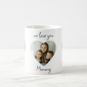 Wir Liebe Sie Mama - Kundenspezifische Fotos Tasse