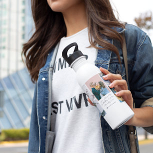 Wir Liebe Sie Mama   Moderne 6 FotoCollage Edelstahlflasche