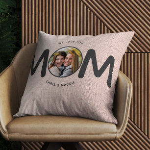 Wir Liebe Sie MAMA Moderne Mütter Tag Geschenk Ros Kissen