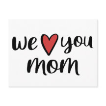 Wir Liebe Sie Mama // Niedlichen Muttertag