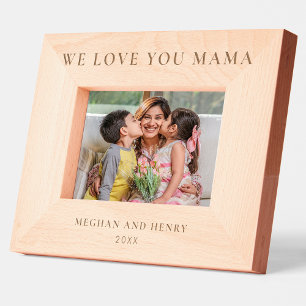 Wir Liebe Sie Mama Personalisiert Foto Frame Gesch Geätzte Rahmen