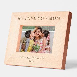 Wir Liebe Sie Mama Personalisierte Foto Frame Gesc Geätzte Rahmen