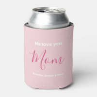 Wir Liebe Sie Mama Rosa Minimalistisch