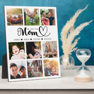 Wir Liebe Sie Mama Skript Kinder Namen Foto Collag Fotoplatte