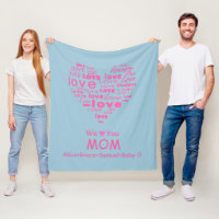 "Wir Liebe Sie Mama" von Kindern Personalisiert