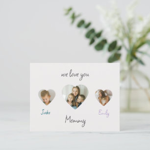 Wir Liebe Sie Mami - Personalisierte Fotos Karte