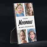 Wir Liebe Sie Meemaw Familie halten Foto Collage Fotoplatte<br><div class="desc">Erstellen Sie mit Ihren Lieblingsfamilienfotos ein besonderes Geschenk. Diese moderne Foto-Collage enthält 4 wertvolle Bilder ihrer Enkel. Der gesamte Text ist bearbeitbar. Ja,  es ist das perfekte Geschenk für den Muttertag,  aber jede Großmutter würde das auch an ihrem Geburtstag oder als Weihnachtsgeschenk erhalten.</div>