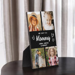 Wir Liebe Sie Mommy Family Moderne FotoCollage Fotoplatte<br><div class="desc">Die We Liebe You Mommy Family Modern Foto Collage Plaque ist ein herzlicher Pfand, der die besondere Bindung zwischen einer Mutter und ihrer Familie feiert. Mit einem individuell gestaltbaren Design ermöglicht diese Plakette es Ihnen, Ihre Lieblings-Fotos hochzuladen und in eine wunderschöne Collage zu ordnen. Das elegante, moderne Layout wird durch...</div>