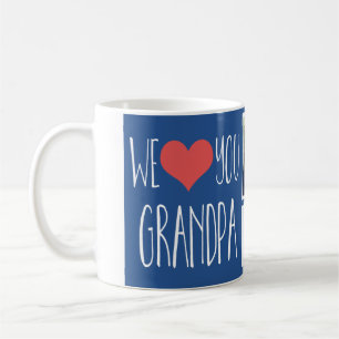 Wir Liebe Sie multi Foto-Tasse des Großvaters Tasse