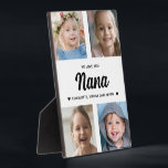 Wir Liebe Sie Nana Familie halten Foto Collage Fotoplatte<br><div class="desc">Erstellen Sie mit Ihren Lieblingsfamilienfotos ein besonderes Geschenk. Diese moderne Foto-Collage enthält 4 wertvolle Bilder ihrer Enkel. Der gesamte Text ist bearbeitbar. Ja,  es ist das perfekte Geschenk für den Muttertag,  aber jede Großmutter würde das auch an ihrem Geburtstag oder als Weihnachtsgeschenk erhalten.</div>