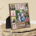 Wir Liebe Sie Nana Grandkids 11 Foto Collage Wood Fotoplatte<br><div class="desc">Erstellen Sie Ihre eigene Collage-Plakette mit 11 Ihrer Lieblingsfotos auf einem holzstrukturierten Hintergrund.Personalisieren Sie Ihre Foto-Collage-Plakette mit Fotos von Enkeln . Schenkt Oma ein wertvolles Sake zum Geburtstag,  zum Muttertag,  zum Großelterntag,  usw.</div>