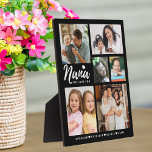Wir Liebe Sie Nana Grandkids Namen FotoCollage Fotoplatte<br><div class="desc">Die individuell gestaltete Nana-Foto-Plakette mit Enkelnamen und Enkinderbildern ist ein besonderes,  unvergessliches und einzigartiges Geschenk für Feiertage,  Geburtstag,  Großeltern,  Mütter und Weihnachten.</div>