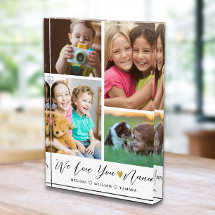 Wir Liebe Sie Nana   Großkinder 4 Fotokollagenbloc Fotoblock