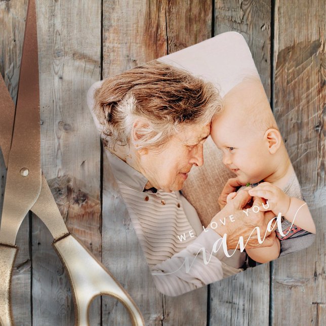 Wir Liebe Sie Nana Modernes klassisches Foto Magnet (Von Creator hochgeladen)